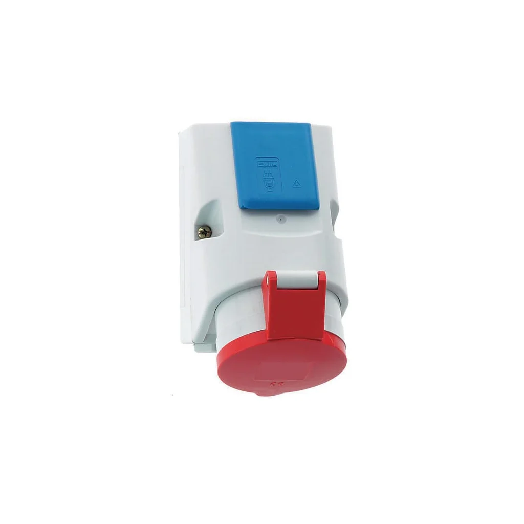 Priză perete CEE 32A 5P 400V IP44 126x83 B001011