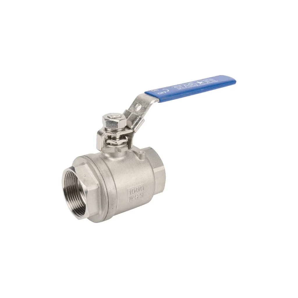 Robinet cu sferă, oțel inoxidabil, 2xF 1 1/2' BVS112FSS