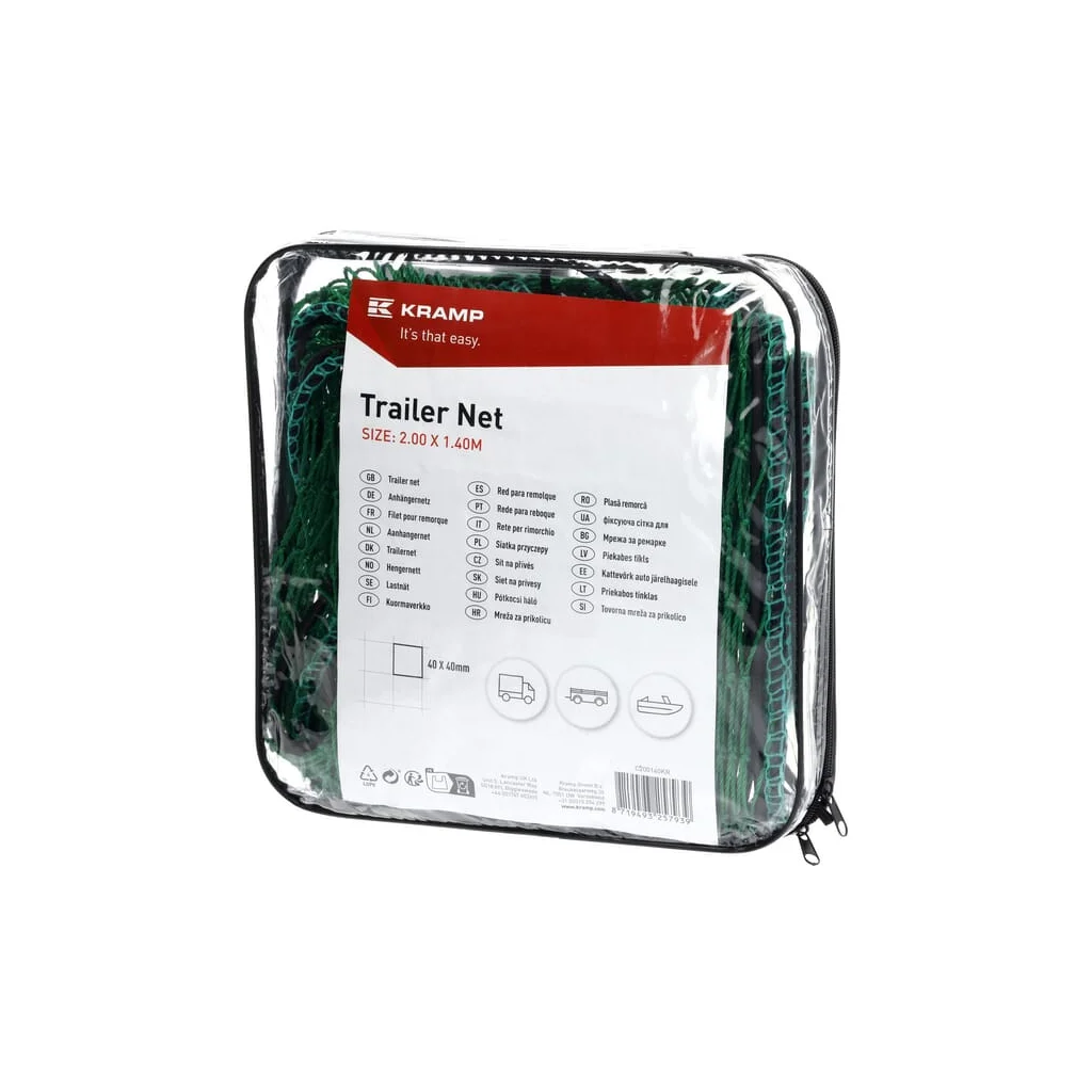 Plasă de încărcare remorcă 4,50x2,10m C450210KR