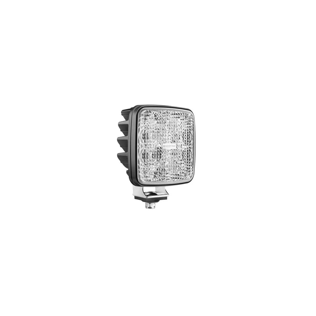 Lampă de lucru LED cu întrerupător, R23, 22W, 1600lm, pătrat, 12-24V, 129x105x50mm, lumină de inundație largă, cu șurub, Wesem C