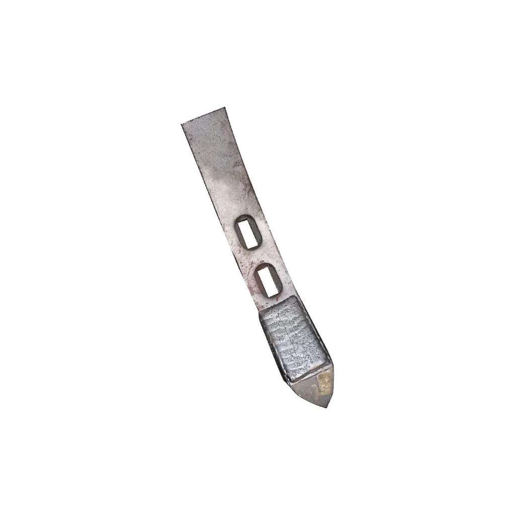 Brăzdar cultivator 350x50x20mm întărit curbat 2 orificii CP36050CN