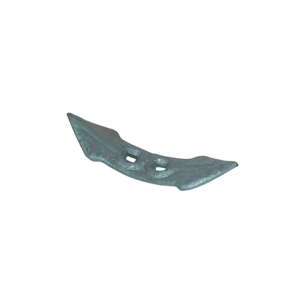 Brăzdar cultivator 250x75x10mm reversibil curbat 2 orificii potrivit pentru Ottmar CP35