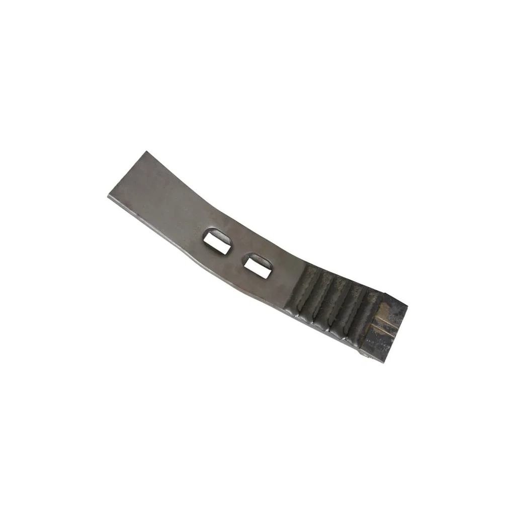 Brăzdar cultivator 400x70x20mm întărit curbat 2 orificii CP4007020CN