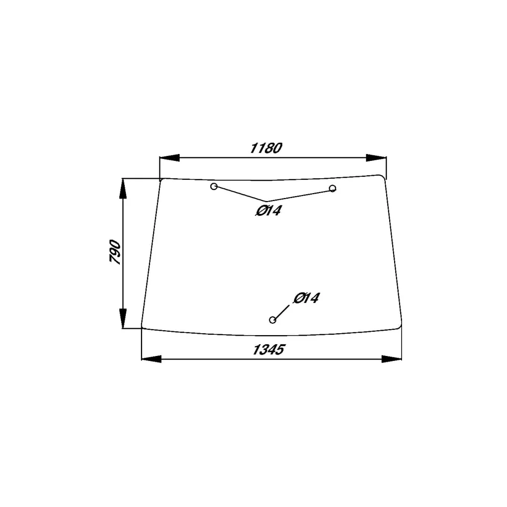Parbriz fix D8180