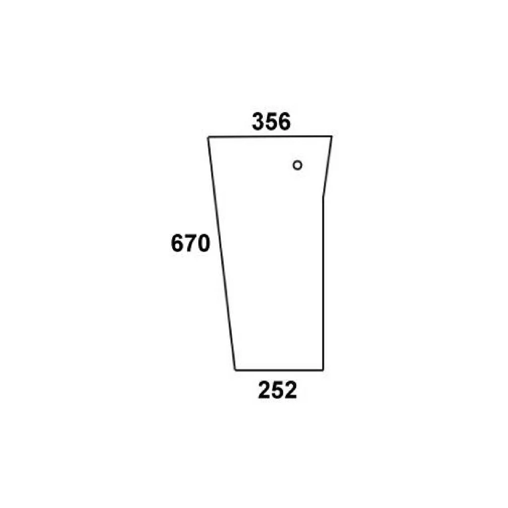 Parbriz inferior dreapta D6903