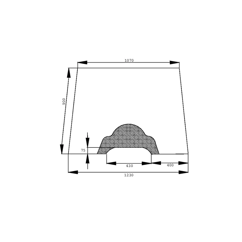 Parbriz superior D6932