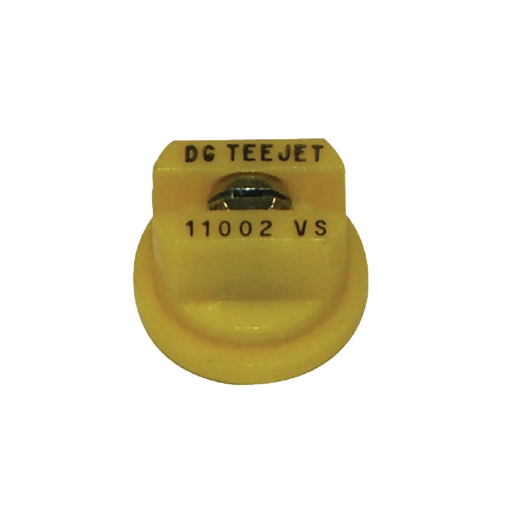 Duză ventilator plat DG 110° 02 galbenă din oțel inoxidabil TeeJet DG11002VS
