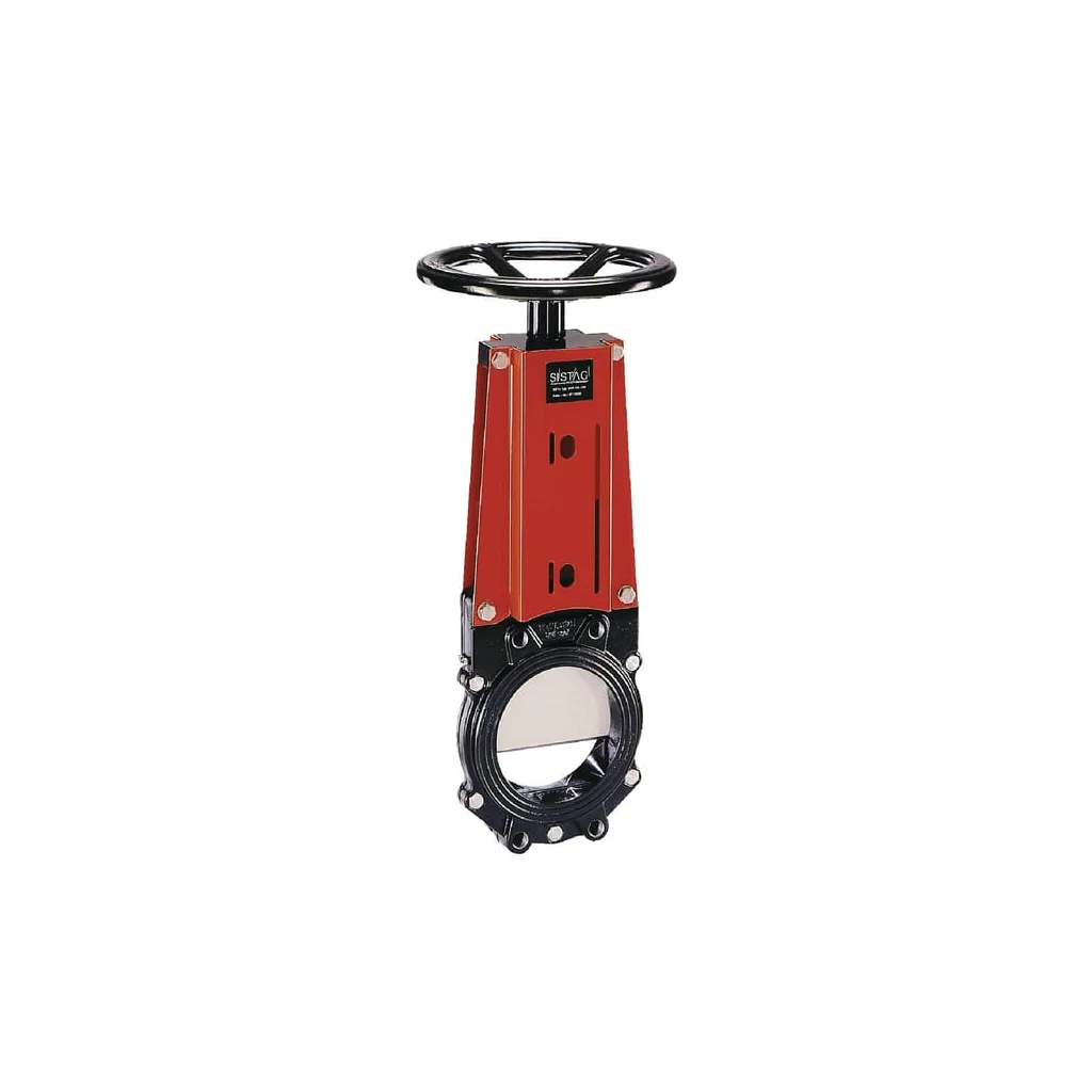 Vană cuțit + roată manuală DN 350 DN350VNAN