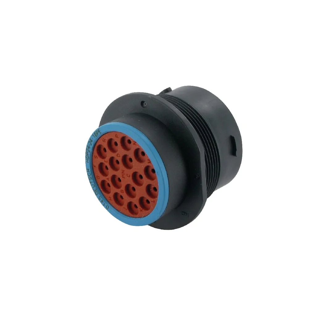 Conector șasiu HDP20 tată cu 16 pini DSHDP242416PE