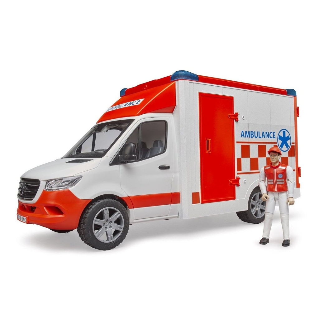 AMBULANTA MB SPRINTER CU SOFER BRUDER TOY
