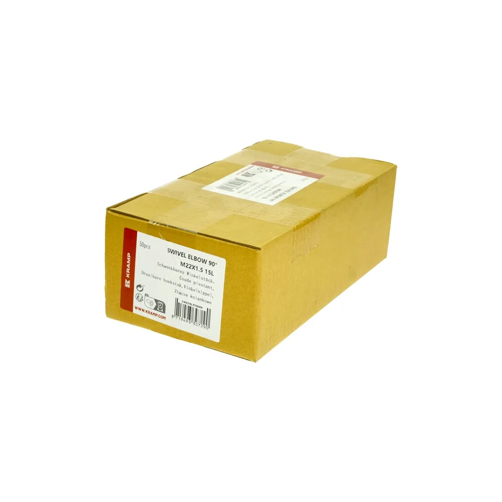 Cot pivotant 90° M22x1.5 15L 5 EWSD15LP050KR