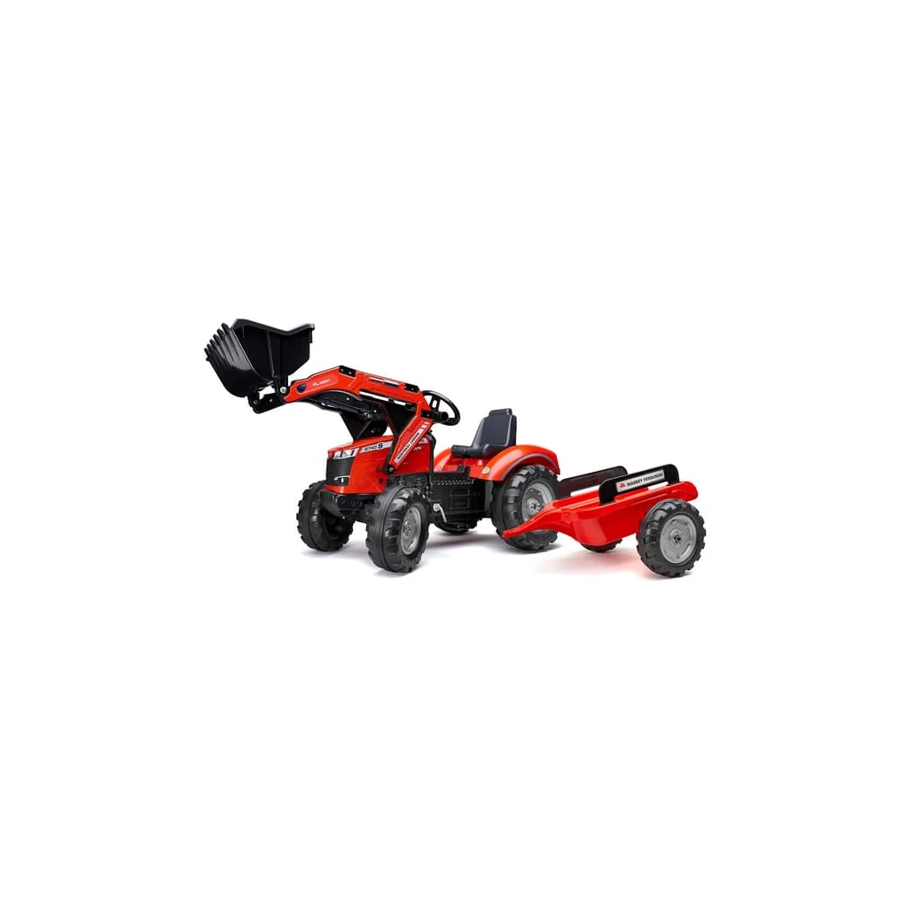 Excavator cu pedală Massey Ferguson S8740 cu remorcă F4010AM