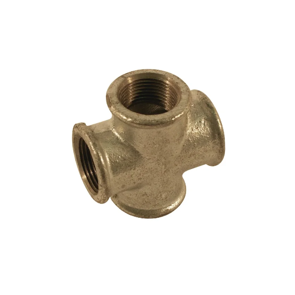 Cuplaj cu 4 căi galvanizat 4xF 1/2" FG18012