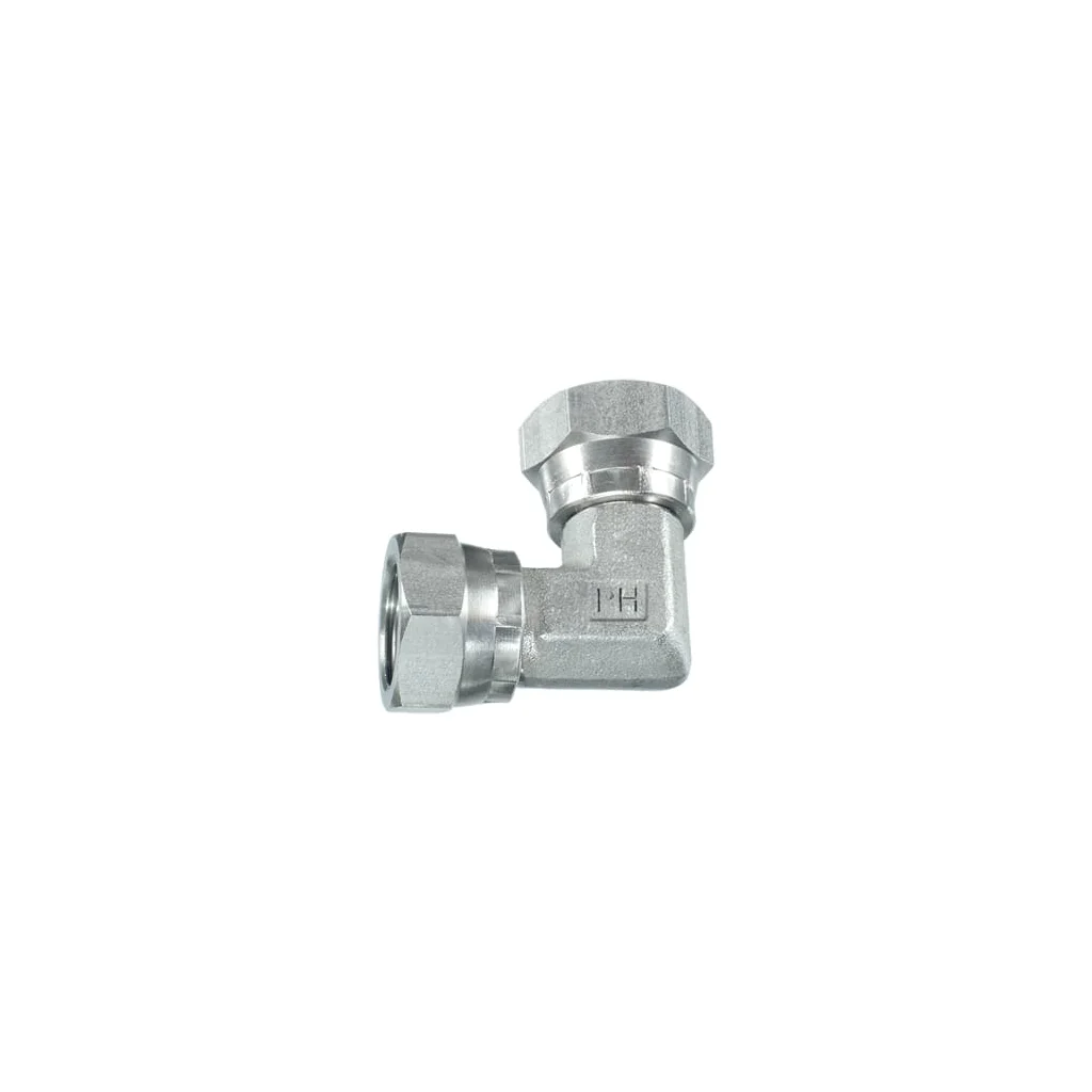 Adaptor cu filet mamă/mamă 1/4" BSP 90° SS FF9004KSS