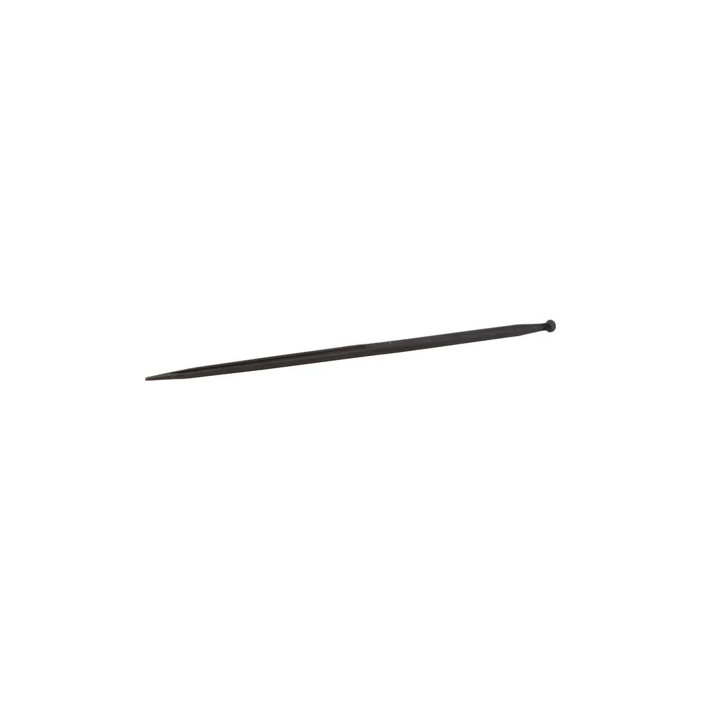 Dinte încărcător drept secțiune dublă T 42x1400mm vârf ascuțit cu piuliță M28x1,5 negru SHW FT5S