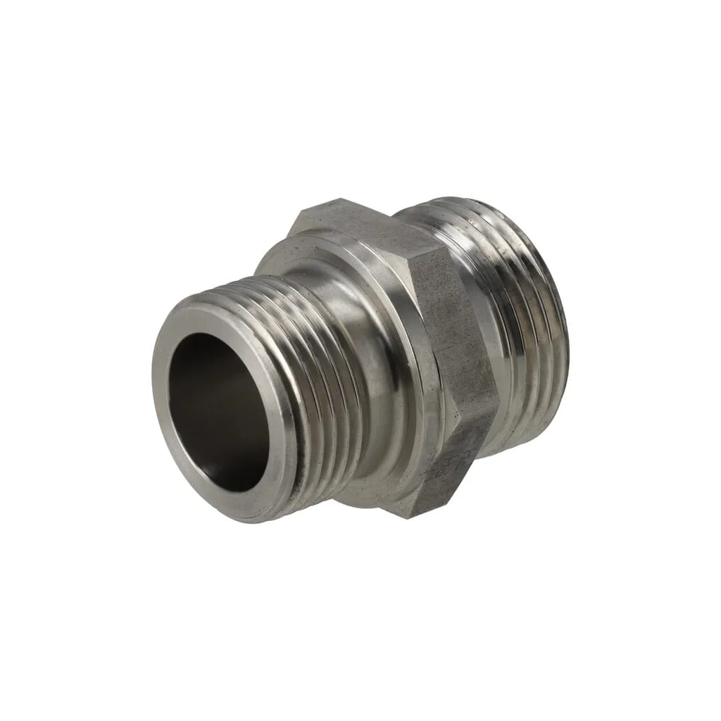 Cuplă tată cu ștuț 8S x 3/8" BSP SS GES8SR38SS