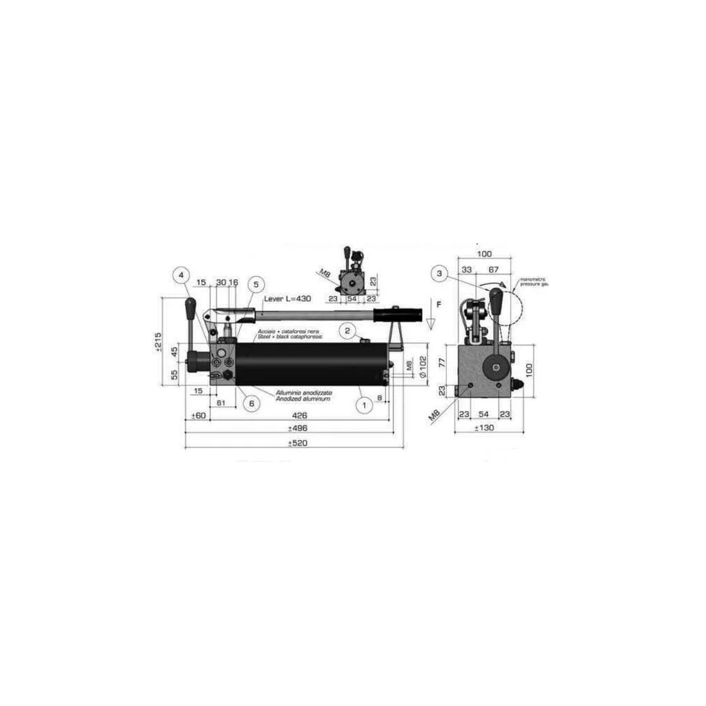 Pompă manuală GL146-ALL-SP GL146ALLSP