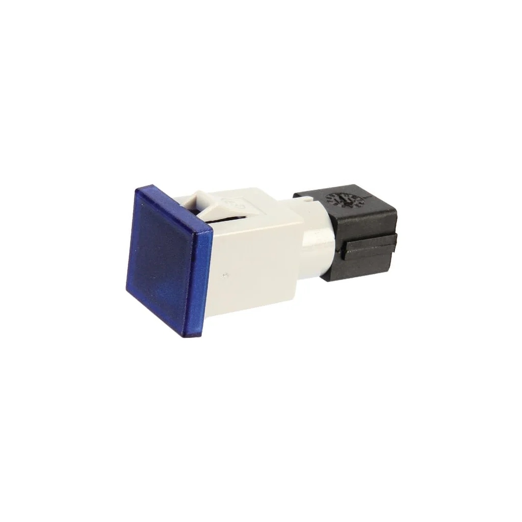 Lumină de avertizare pătrată, 12/24V, albastră, prindere cu șurub, 22.5x22.5xCobo 09452000