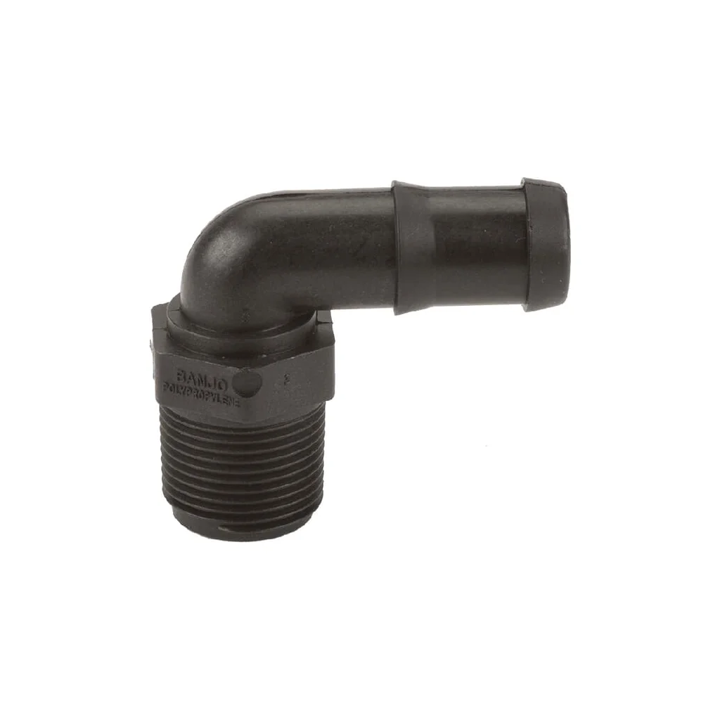 Racord furtun 3/4" NPT tată x 3/4" 90° HB07590