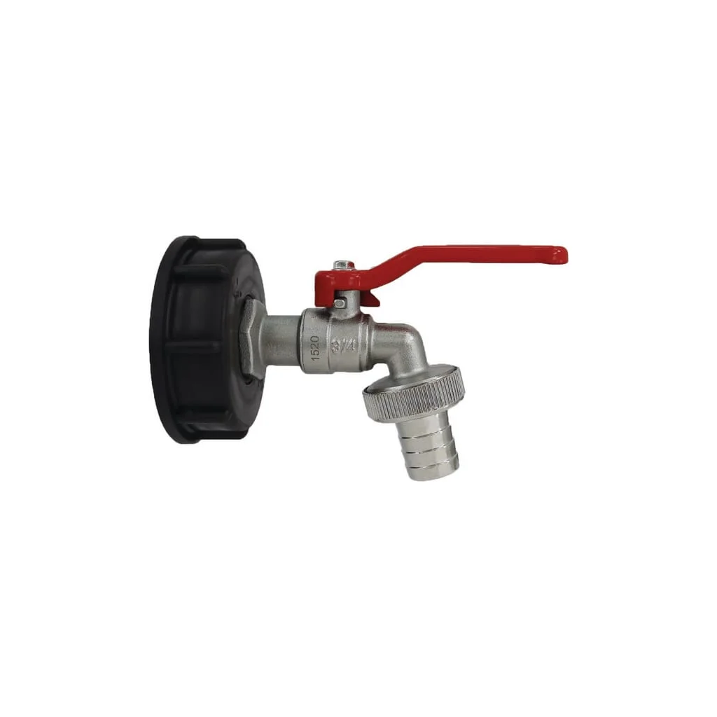 Adaptor IBC S60x6 cu robinet de 1/2" IBC112