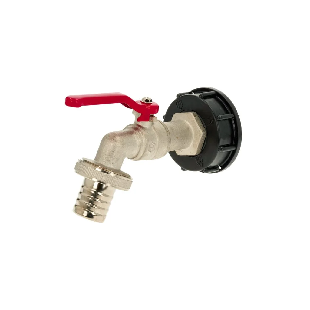 Adaptor IBC S60x6 cu robinet de 1" IBC110