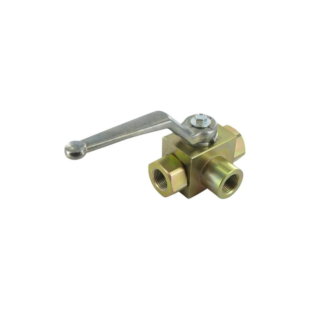 Robinet cu bilă 3 căi 3/8" orificiu T KH3KSR06T