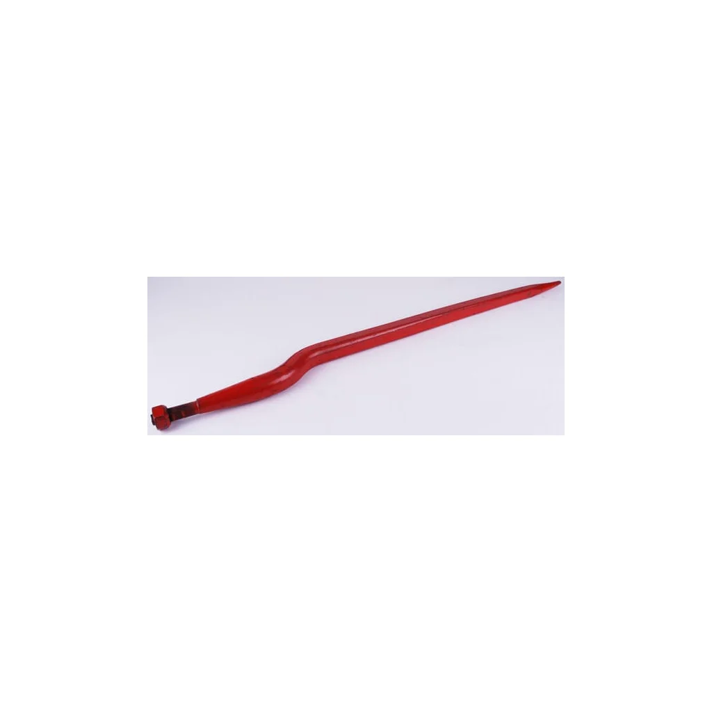 Dinte încărcător frontal curbat: Dinte încărcător frontal curbat: 56mm secțiune pătrată 35x920mm, vârf ascuțit cu piuliță M20x1