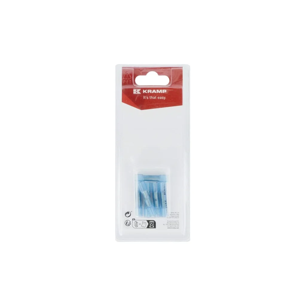 Conector termocontractabil, albastru 1,5-2,5mm² (6) KRKK301525P06B