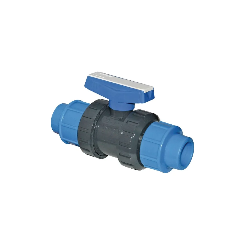Robinet cu bilă PVC 2xPE 32mm KS32325GP
