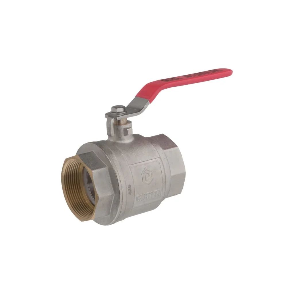 Robinet cu bilă BSP 2x mamă 2 1/2", mâner oțel inoxidabil KS212FKR