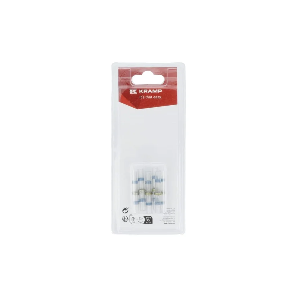 Conector termocontractabil albastru Ø 4,5mm - 1,5-2,5mm² (6) KRKSK301525P06B