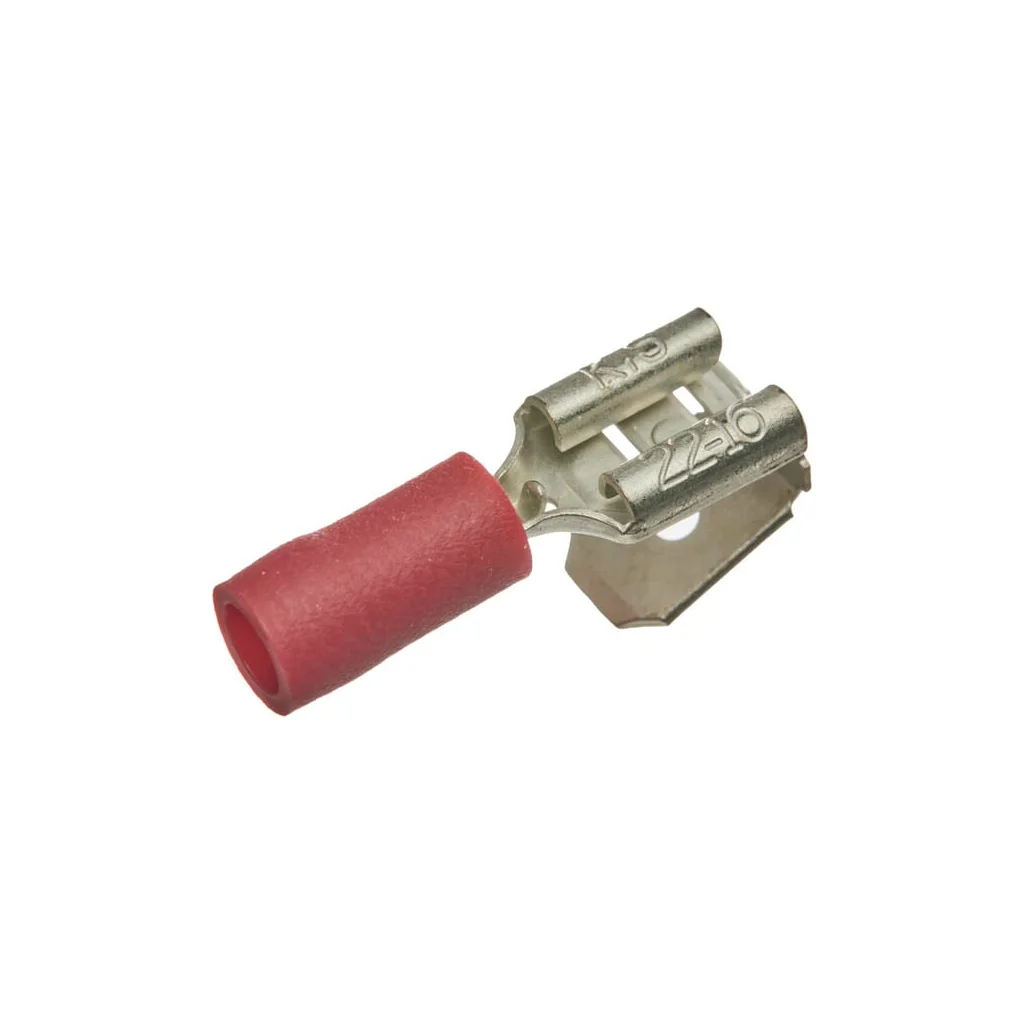 Lamă terminal piggy back, femelă/masculină roșu, 0.5-1mm² 6.4x0.8mm (100x) LA9130CKR