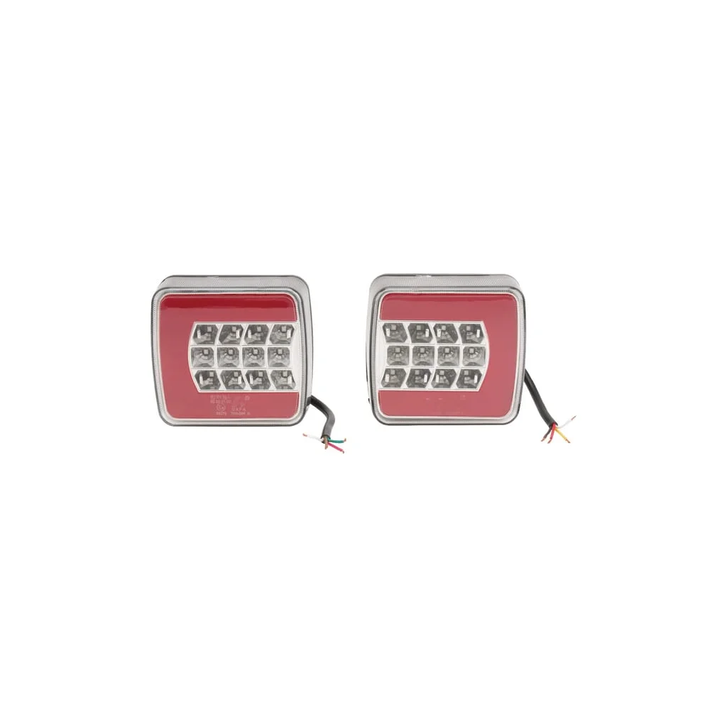 Lumină spate LED, rectangulară, 12/24V, 98.8x106.5x35mm LA99195KR
