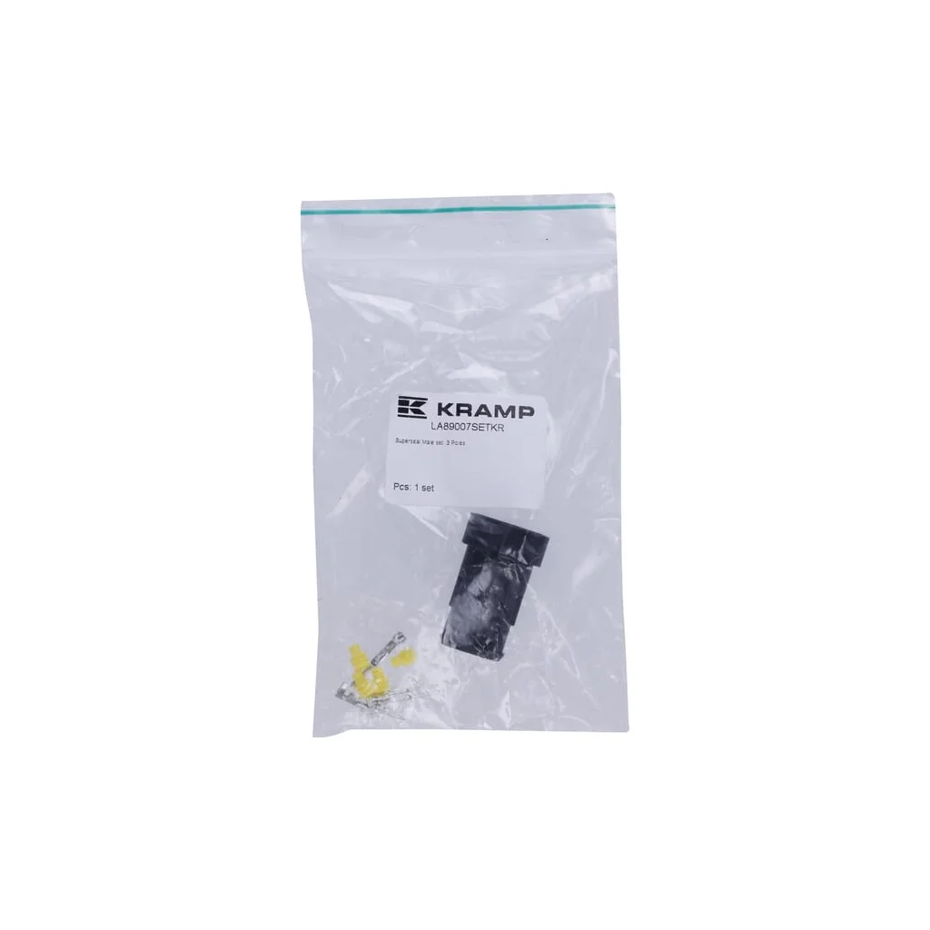 Set de conectori Superseal cu 3 pini, mufă tată LA89007SETKR