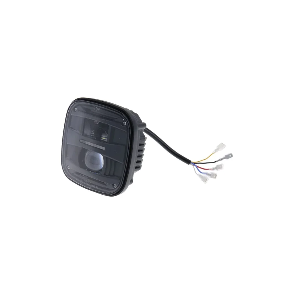 Far LED, 25/50W, pătrat, 10/30V, 126x126x82mm, fază lungă/fază scurtă, potrivit pentru John Deere LA80070