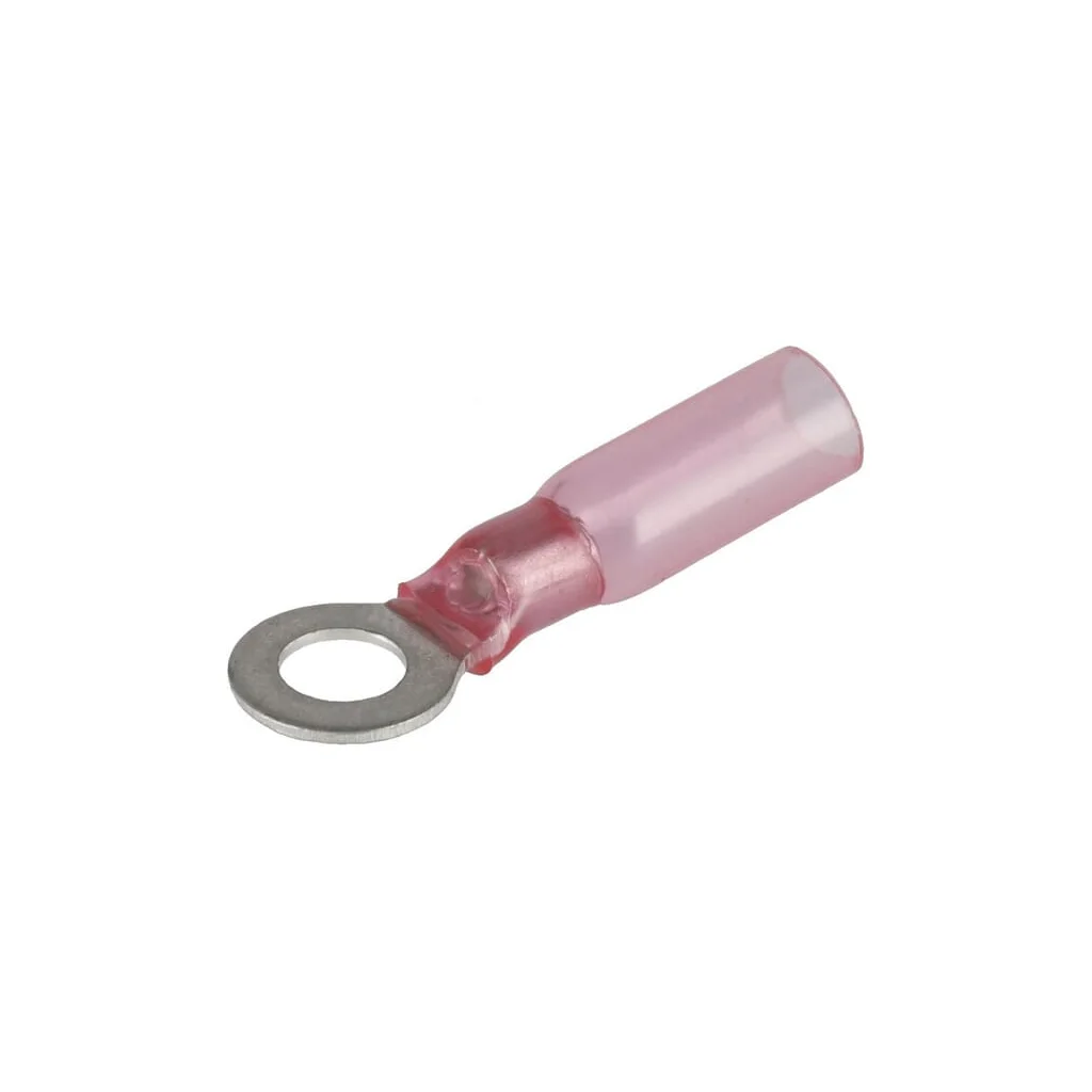 Conector inelar papuc, termocontractabil, roșu, 0,5-1mm², Ø5,3mm LA901007