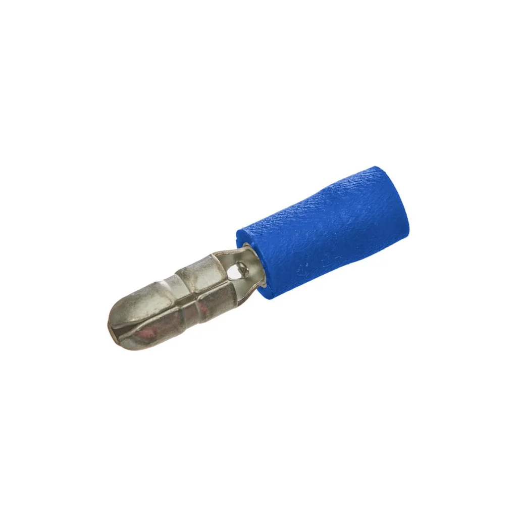 Conector Bullet masculin, albastru, 1.5-2.5mm² Ø5mm (100x) LA9025CKR