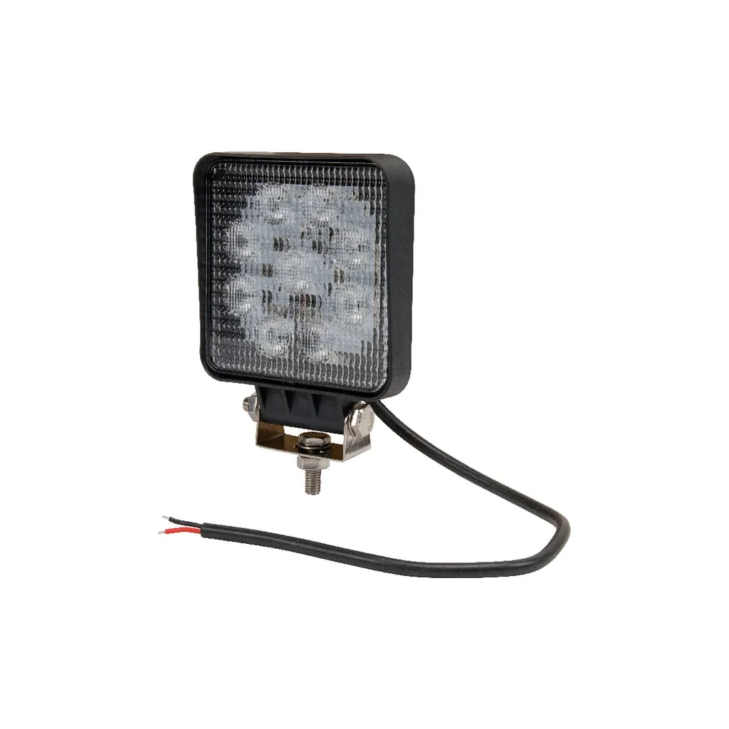 Lampă de lucru LED 27W 1800lm pătrată 10-30V 109x27,5x109mm tip flood LA10051