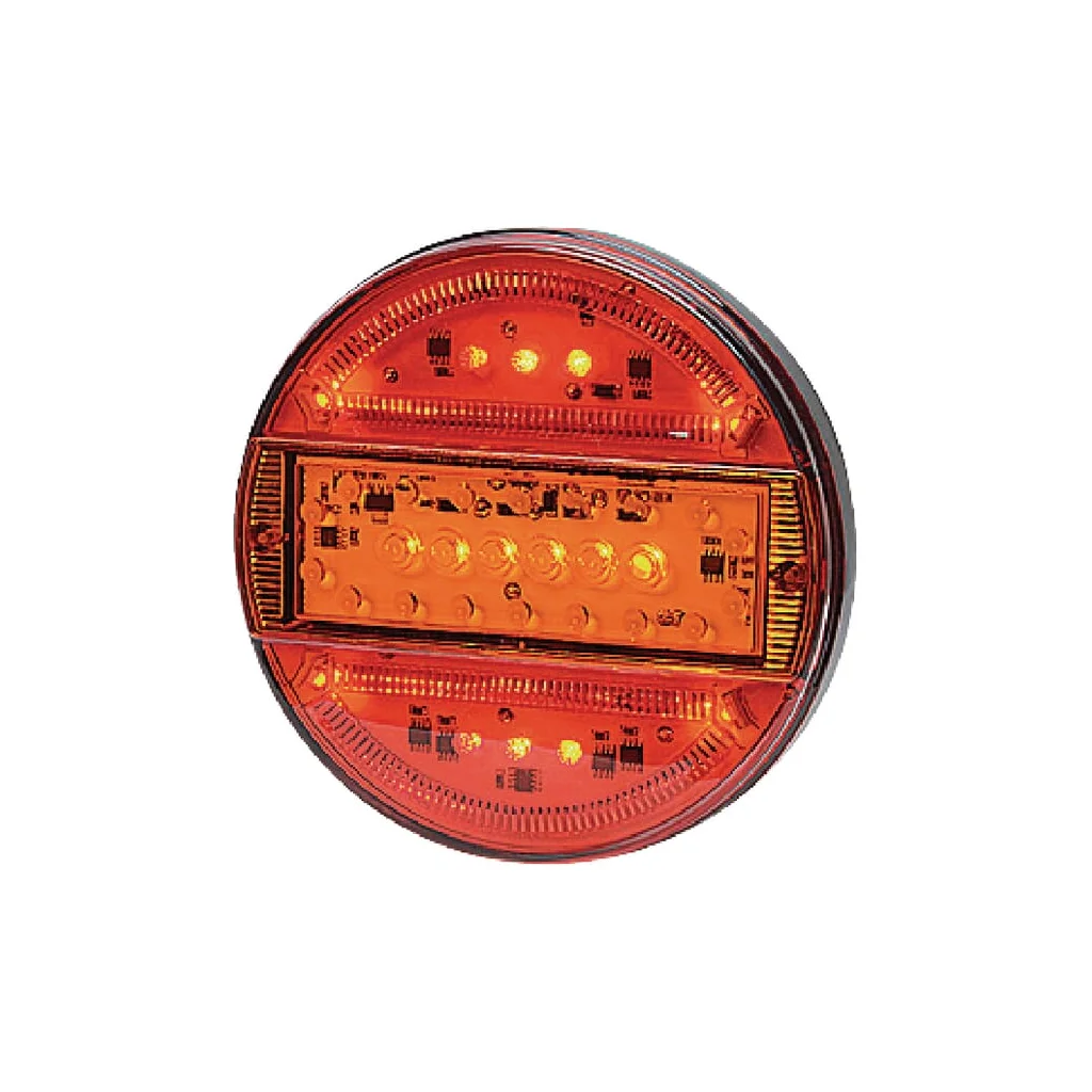 Lampă spate multifuncțională LED rotundă 12-24V diametru 140mm LA40011