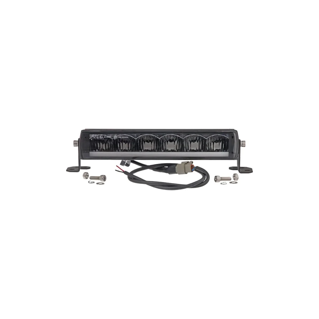 Bară lumini cu LED-uri, 72W, 3900lm, dreptunghiulară, 12/48V, albă, 306x90x57mm, Deutsch 3-pin, Lumina de zi/faruri de drum lung