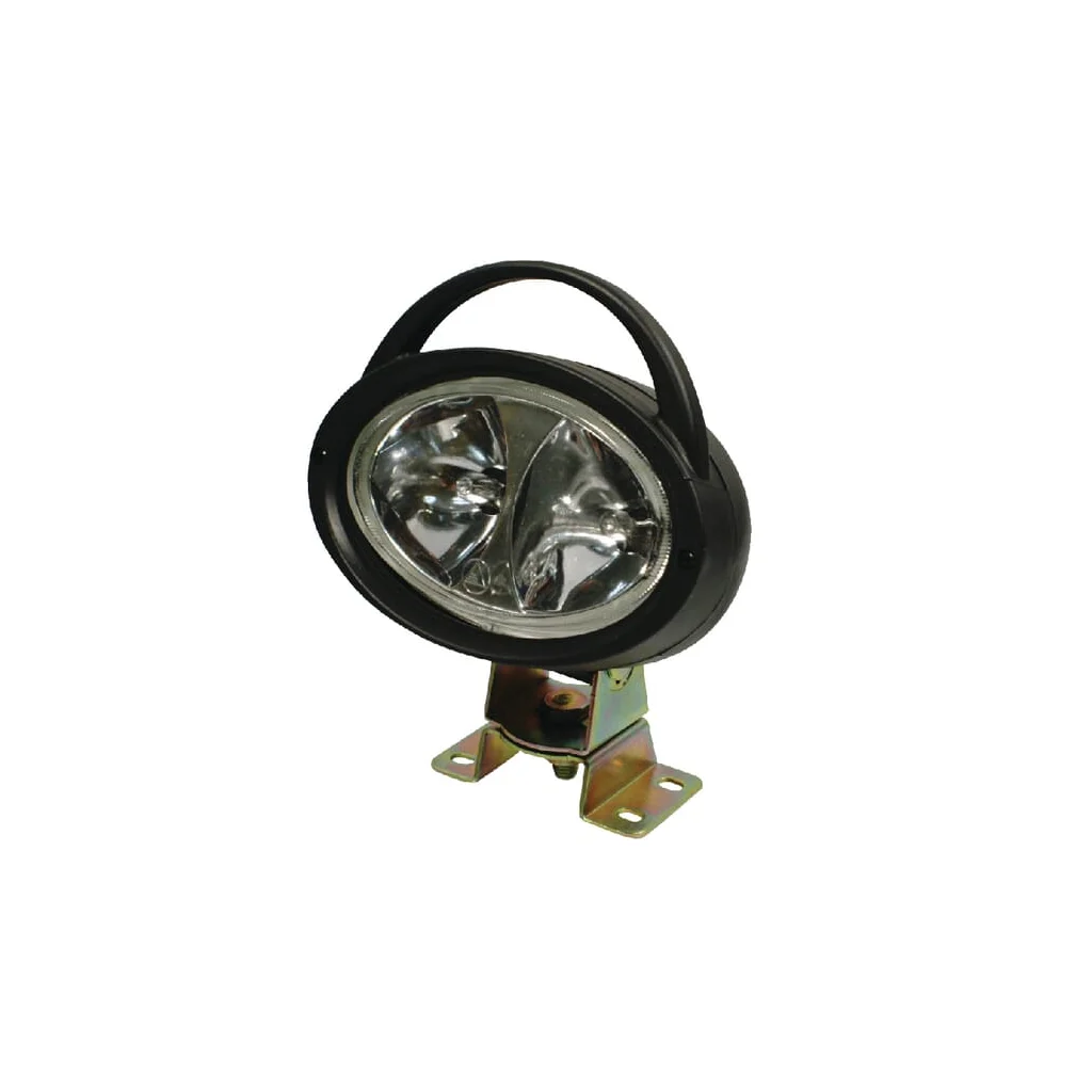 Lampă de lucru halogen ovală 12V transparentă cu șurub Ajba LA09011