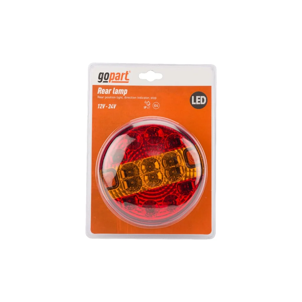 Lumină spate LED, rotundă, 12-24V, diametru 140mm LA45050KR
