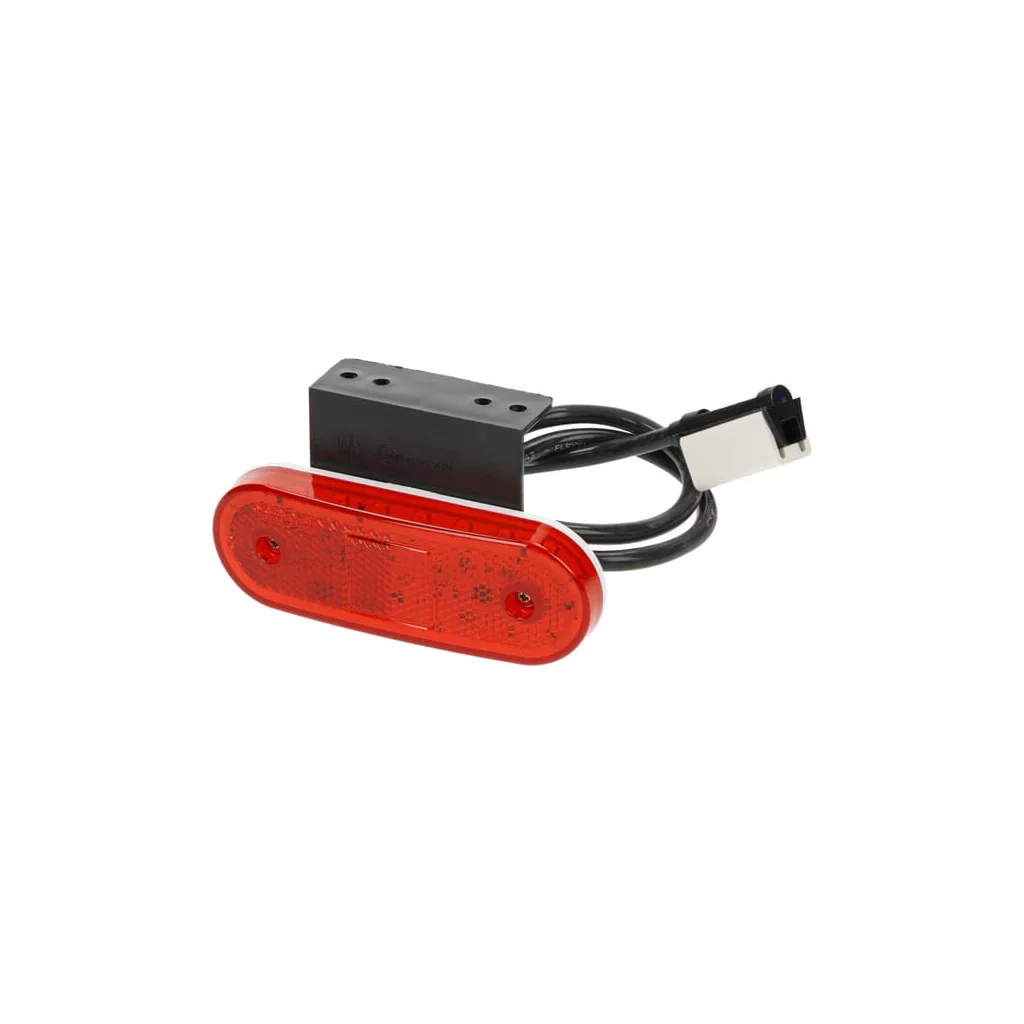 Lampă de poziție spate dreptunghiulară mufă Jaeger cu suport LED 12-24V LA30117