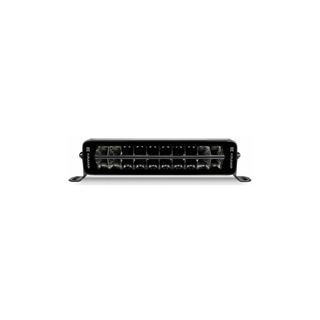 Bară luminoasă de lucru LED, 80.2W, 6757lm, dreptunghiulară, 12/24V, alb/portocaliu, mufă Deutsch 325x74mm, Combo, dreaptă, 30LE