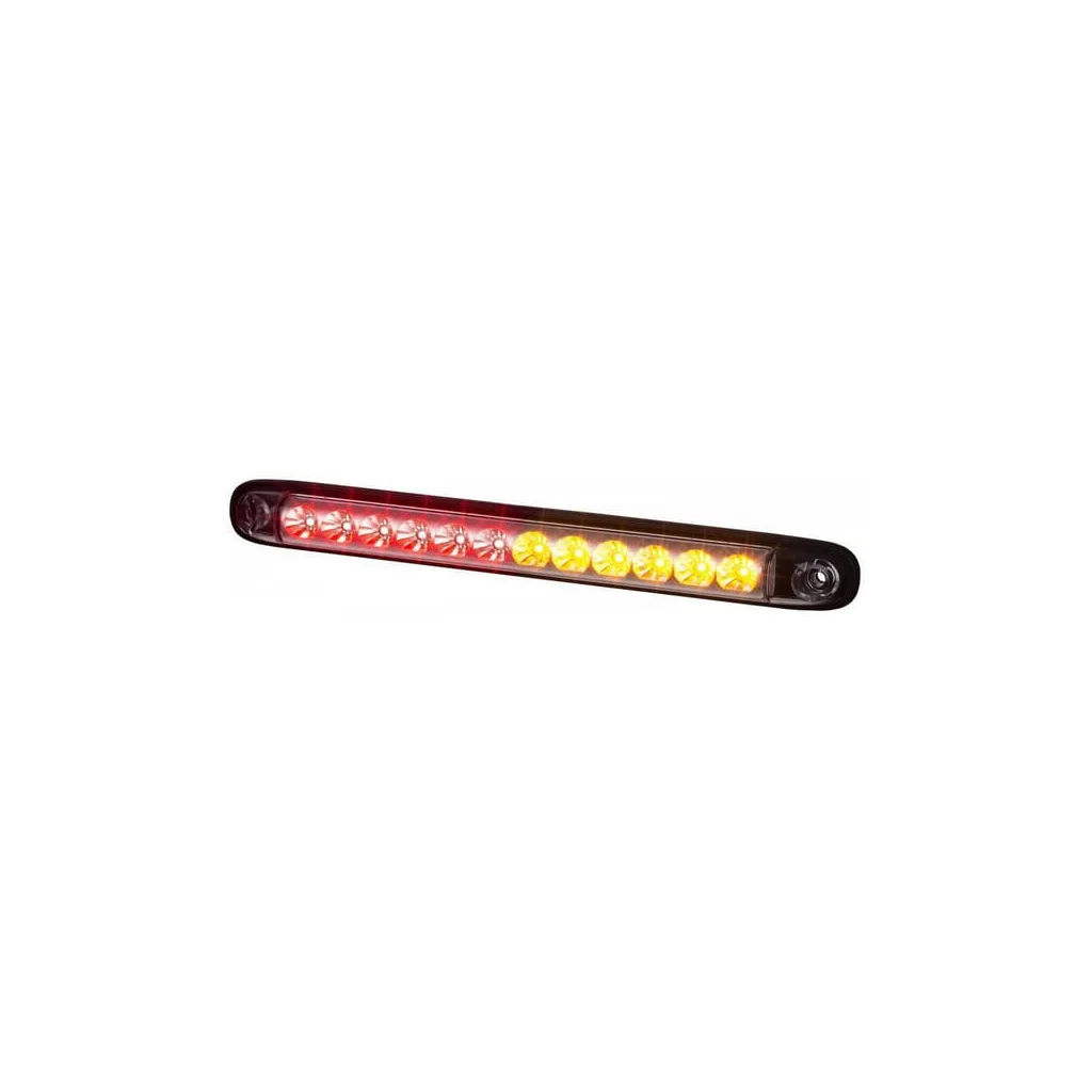 Lampă spate LED dreptunghiulară 12-24V roșu/portocaliu 257x27x20mm 12 LED-uri LA40067