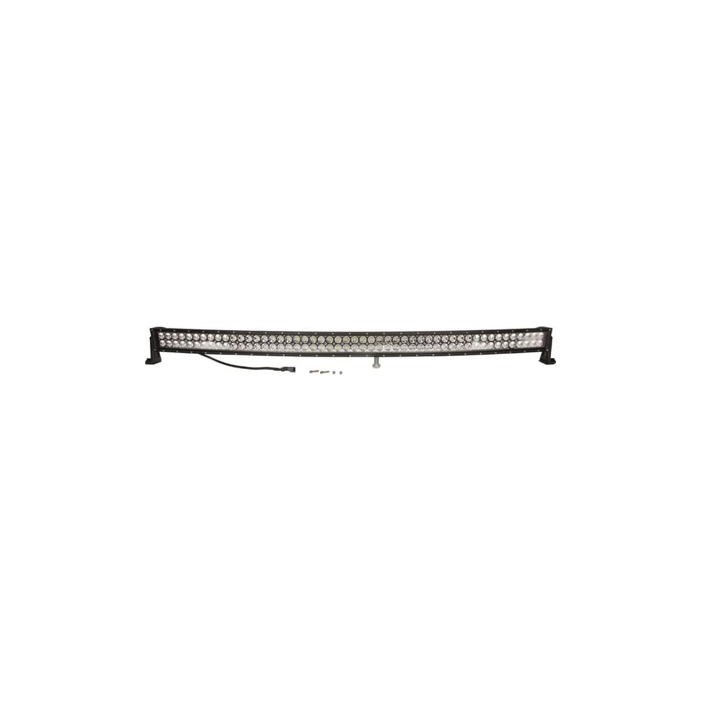 Bară lumini de lucru LED 300W 25500lm dreptunghiulară 12/24V albă 1371,6x79,5mm mufă Deutsch combo curbată 100 LED-uri LA1