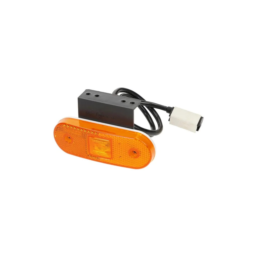 Lampă de poziție laterală dreptunghiulară mufă Jaeger cu suport LED 12-24V LA30126