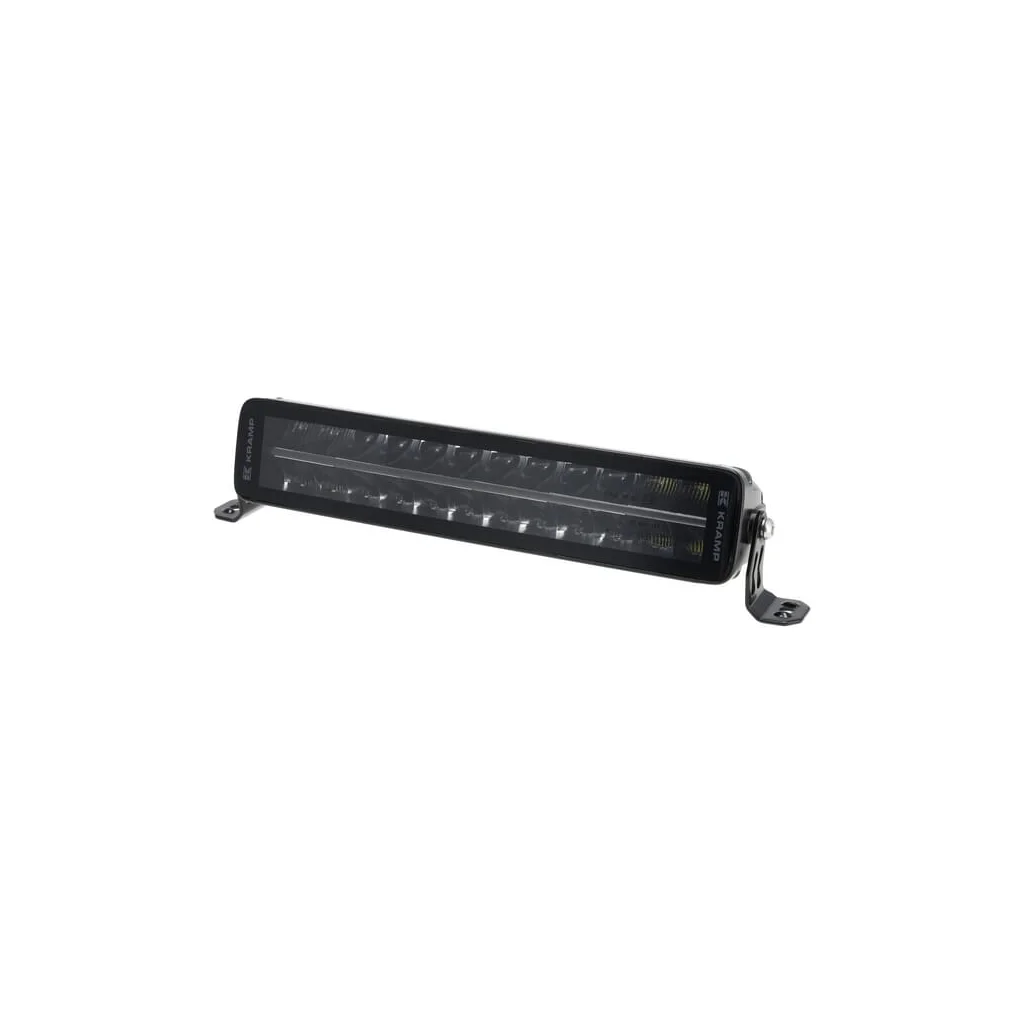 Lampă de lucru LED tip bară, 120W, 10080lm, dreptunghiulară, 12/24V, alb/portocaliu, 358.4x70x78.6mm mufă Deutsch, combo, curbat