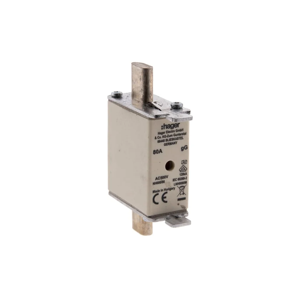 Siguranță fuzibilă standard, lamă, 500V, 80A LNH0080M