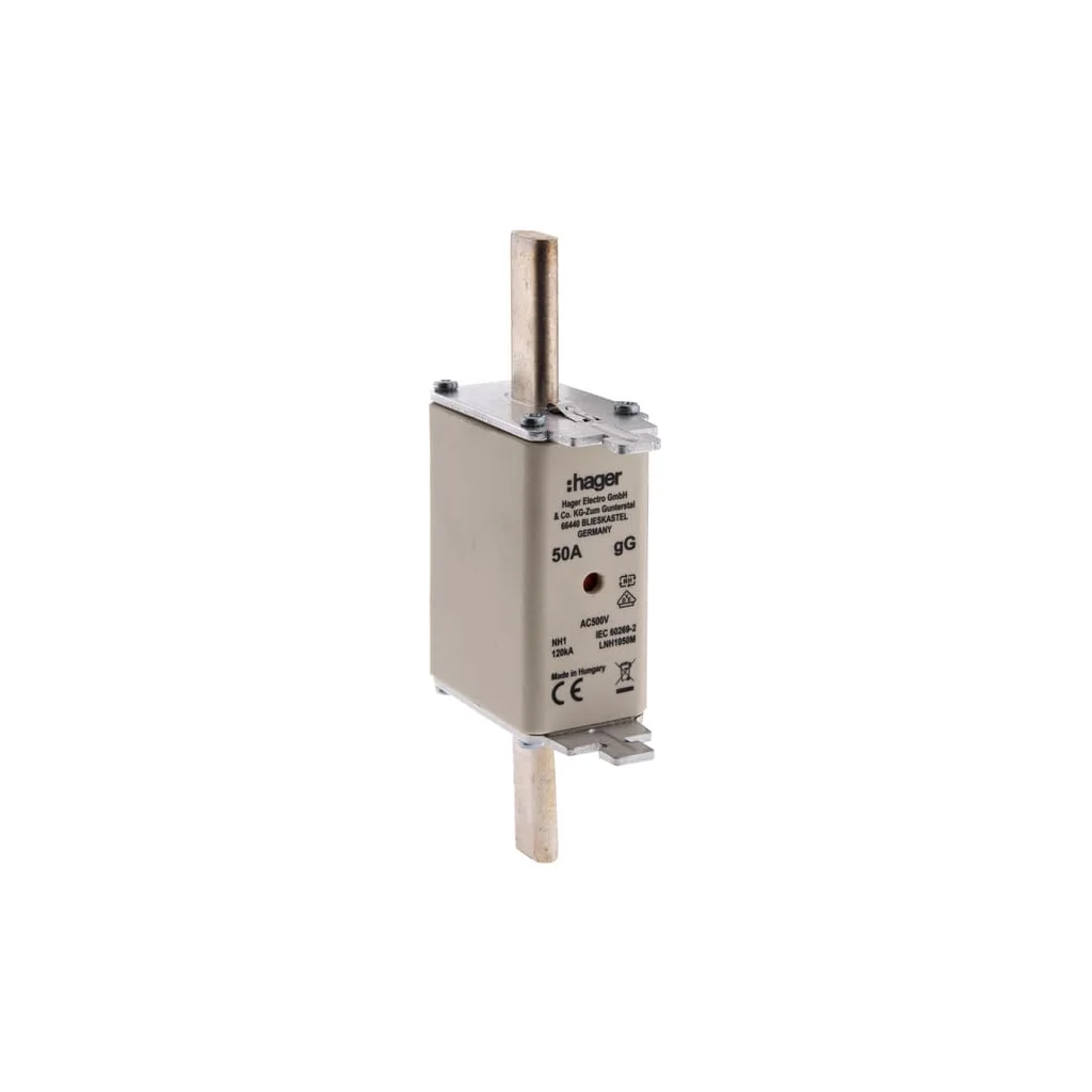 Siguranță fuzibilă standard, lamă, 500V 50A LNH1050M